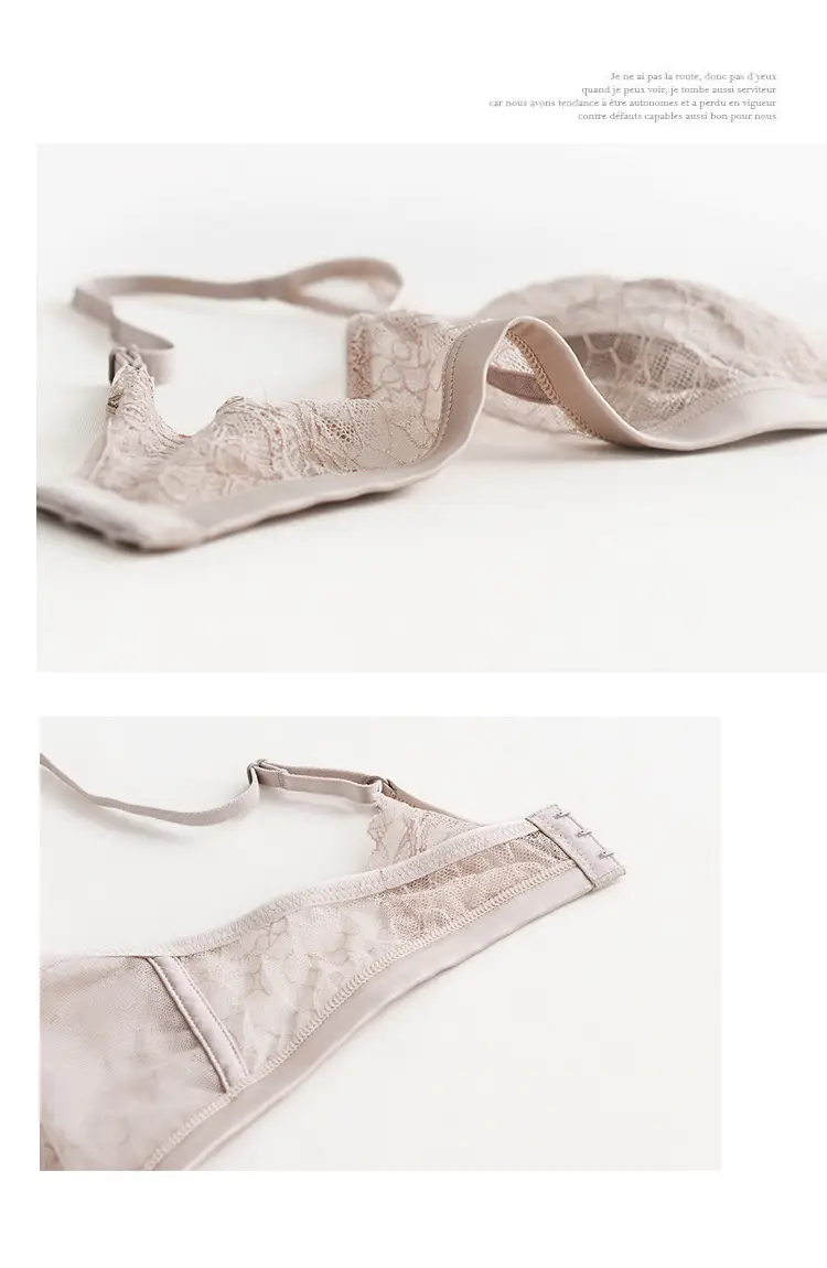 Spring Summer Non-Steel Ring Bra Silk Mulberry Cup — feature 8