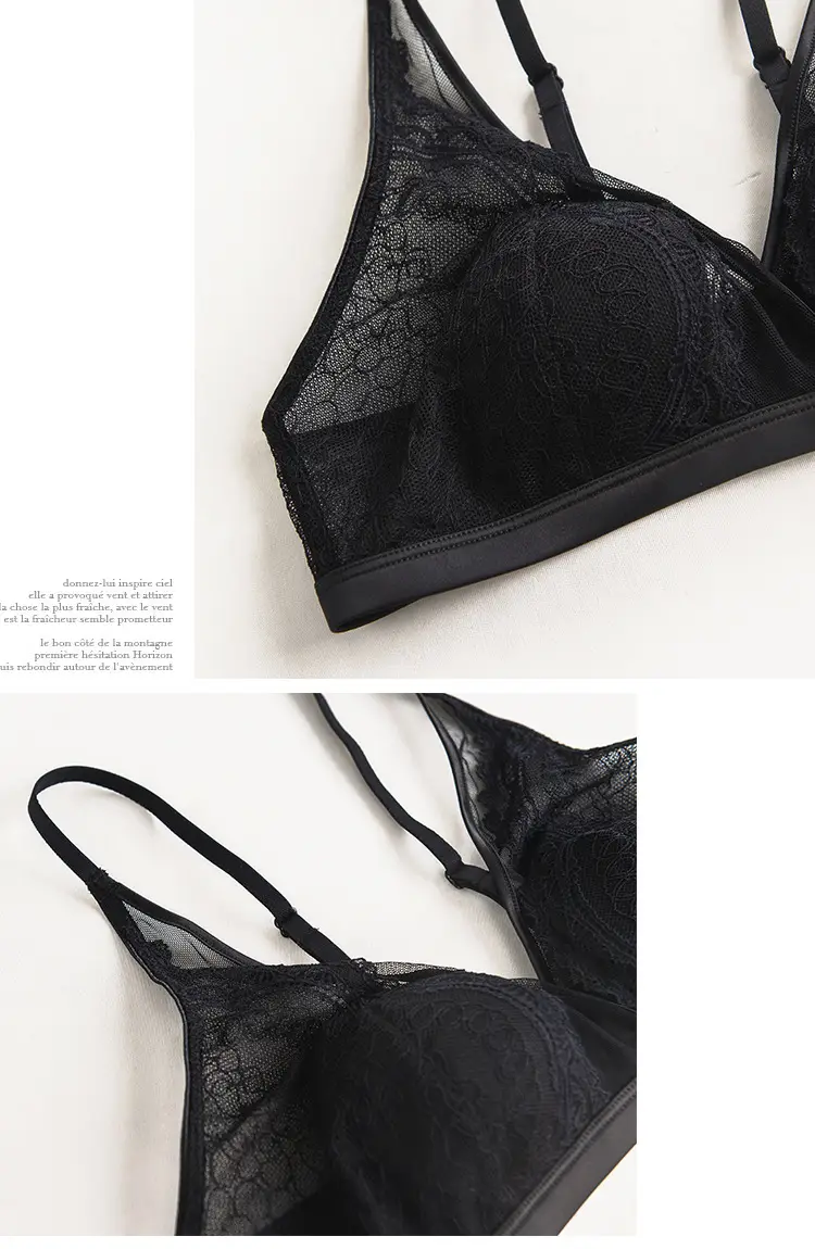Spring Summer Non-Steel Ring Bra Silk Mulberry Cup — feature 9