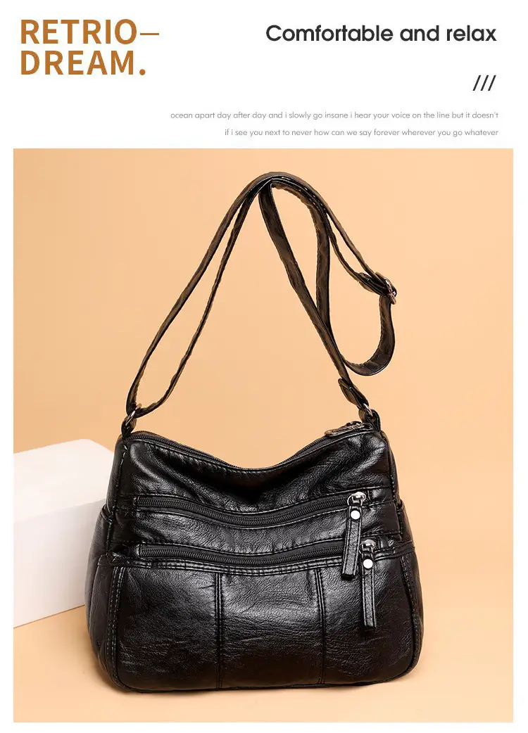 Brown PU Leather Crossbody Bag for Women — feature 10