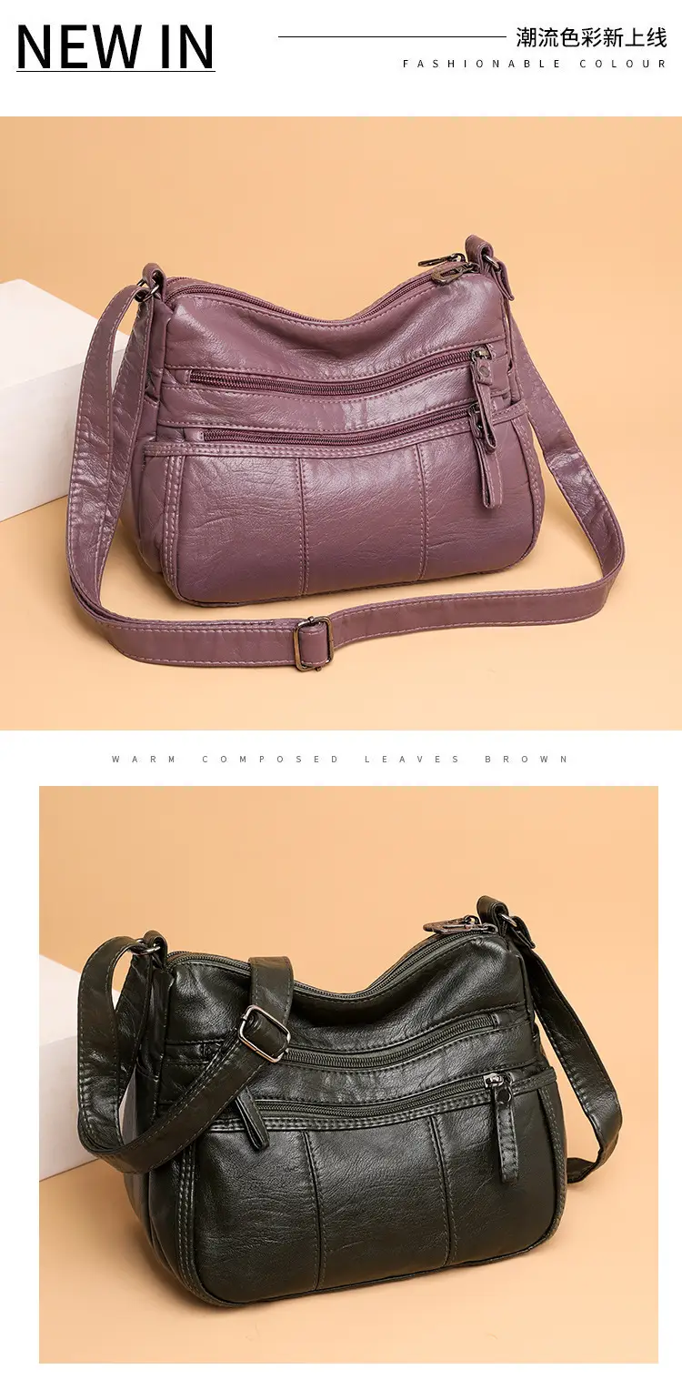 Brown PU Leather Crossbody Bag for Women — feature 11
