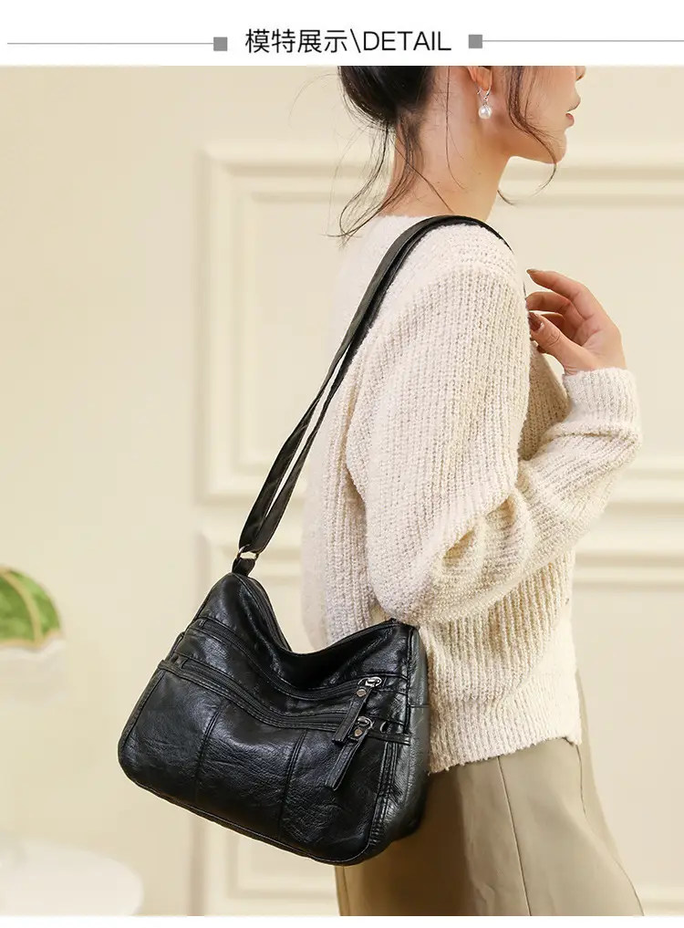 Brown PU Leather Crossbody Bag for Women — feature 12