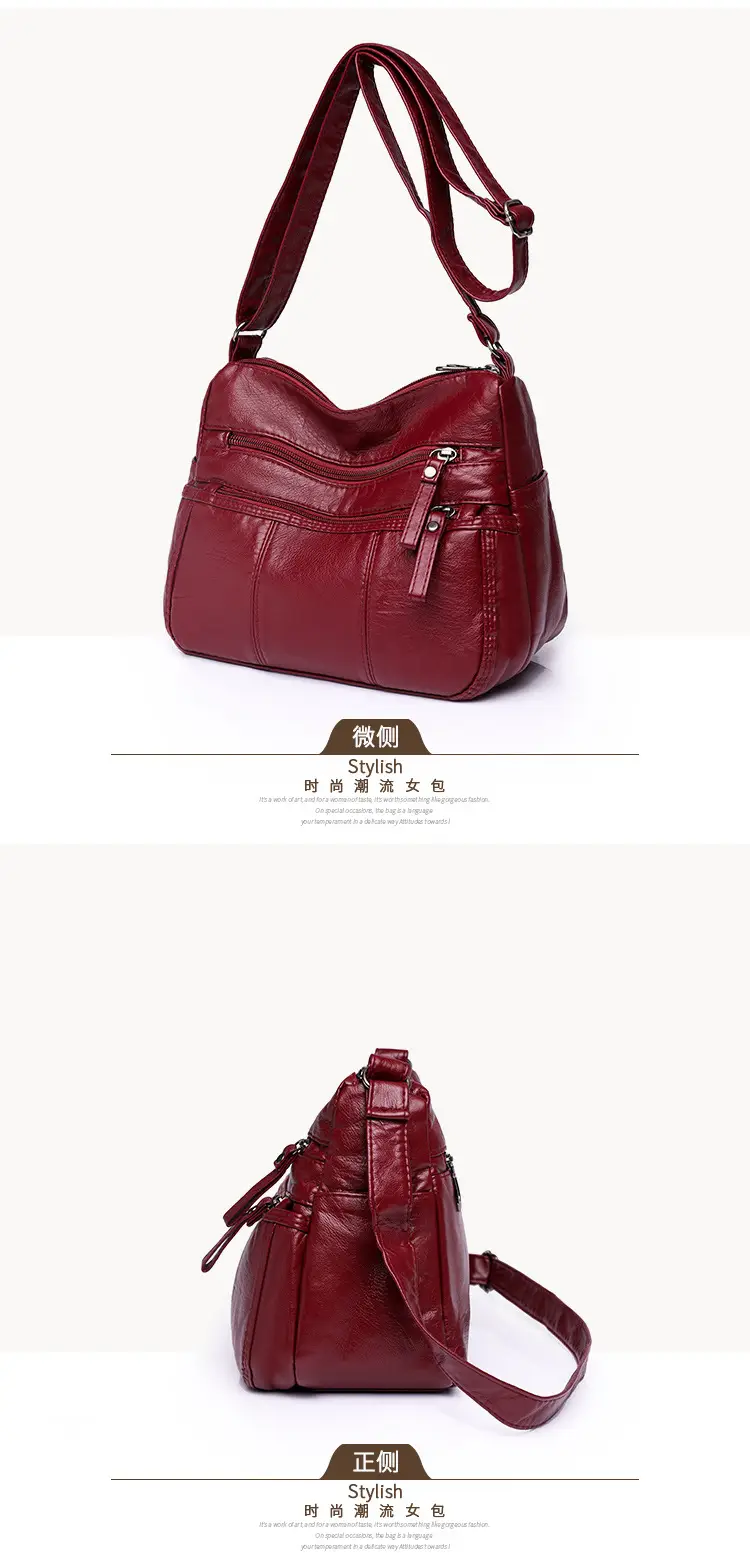 Brown PU Leather Crossbody Bag for Women — feature 17