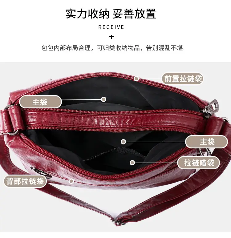 Brown PU Leather Crossbody Bag for Women — feature 7