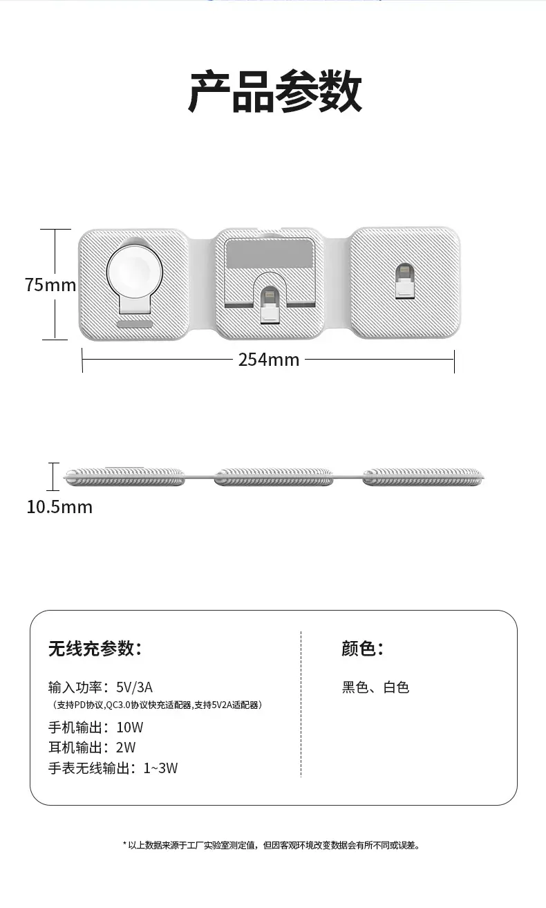 Three-in-One Wireless Charger for Apple iPhone & Watch — feature 15