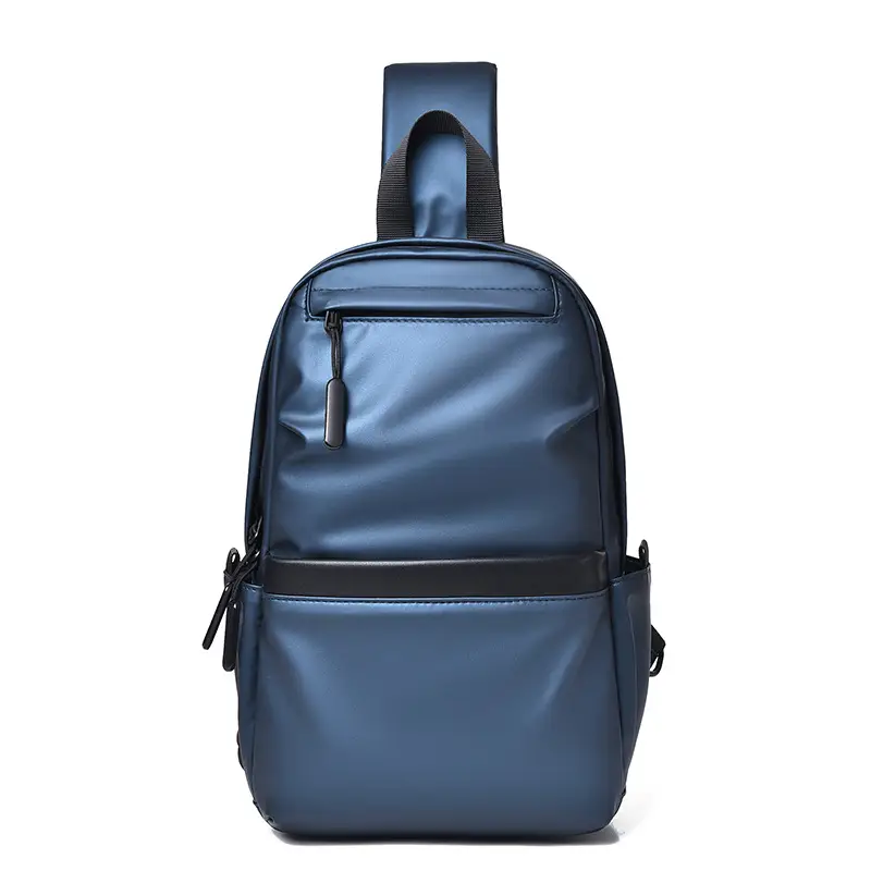 Men's Large Capacity Business Shoulder Bag Black - Image 8
