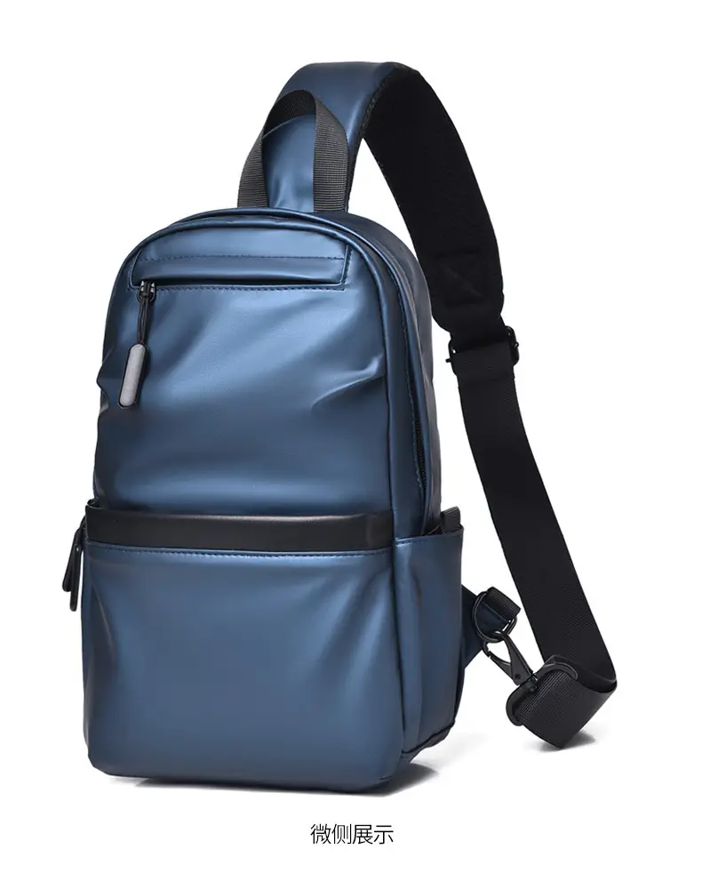 Men's Large Capacity Business Shoulder Bag Black — feature 20