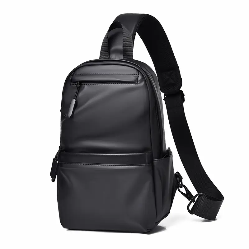 Men's Large Capacity Business Shoulder Bag Black - Image 2