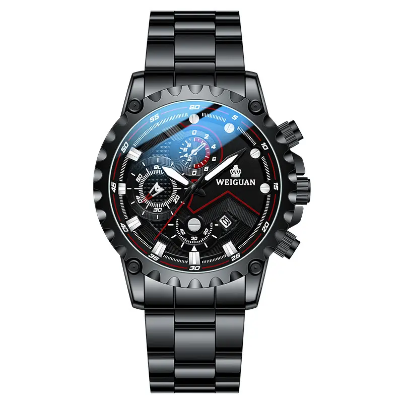 Men's Fully Automatic Mechanical Watch Trendy Sports Calendar Waterproof Quartz Electronic Men's Watch Dropshipping Foreign Trade Watch