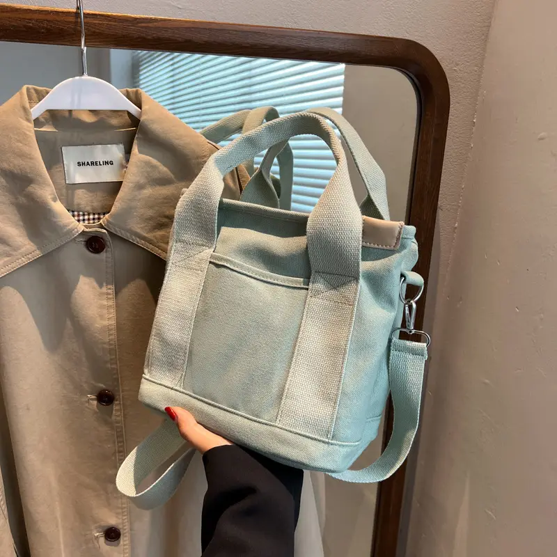 Korean Style Tan Shoulder Bag for Women - Image 9