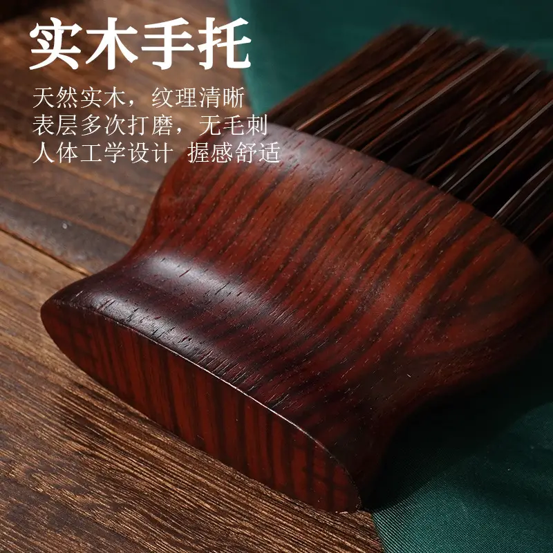 Sharpened Wood Hair Brush for Gentle Cleaning & Hair Comb - Image 3