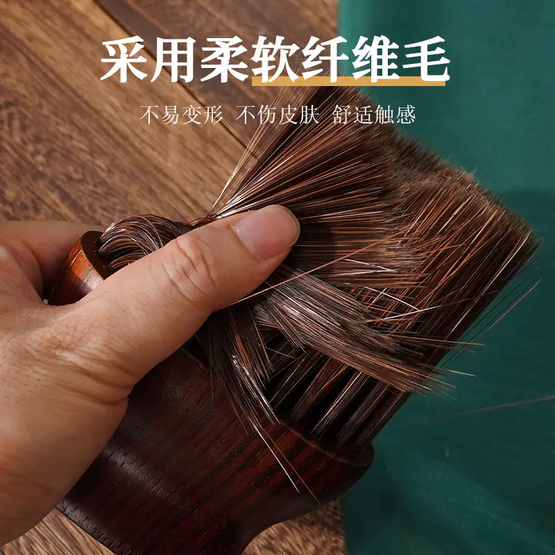Sharpened Wood Hair Brush for Gentle Cleaning & Hair Comb - Image 4