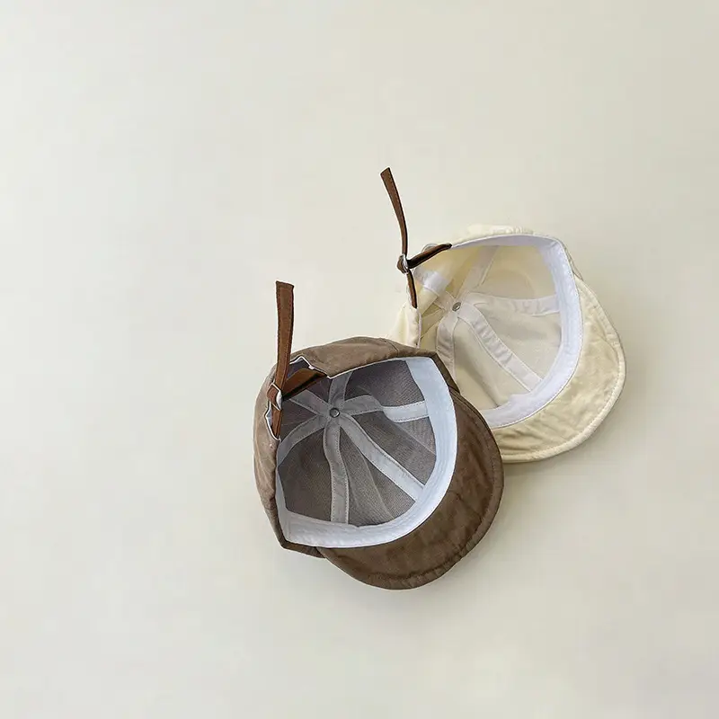 Qiu Nan Baby Hats Spring Autumn Korean Style Bear Embroidered - Image 5
