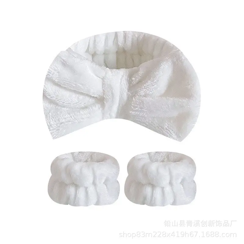 Pink Flannel Butterfly Hairband for Women
