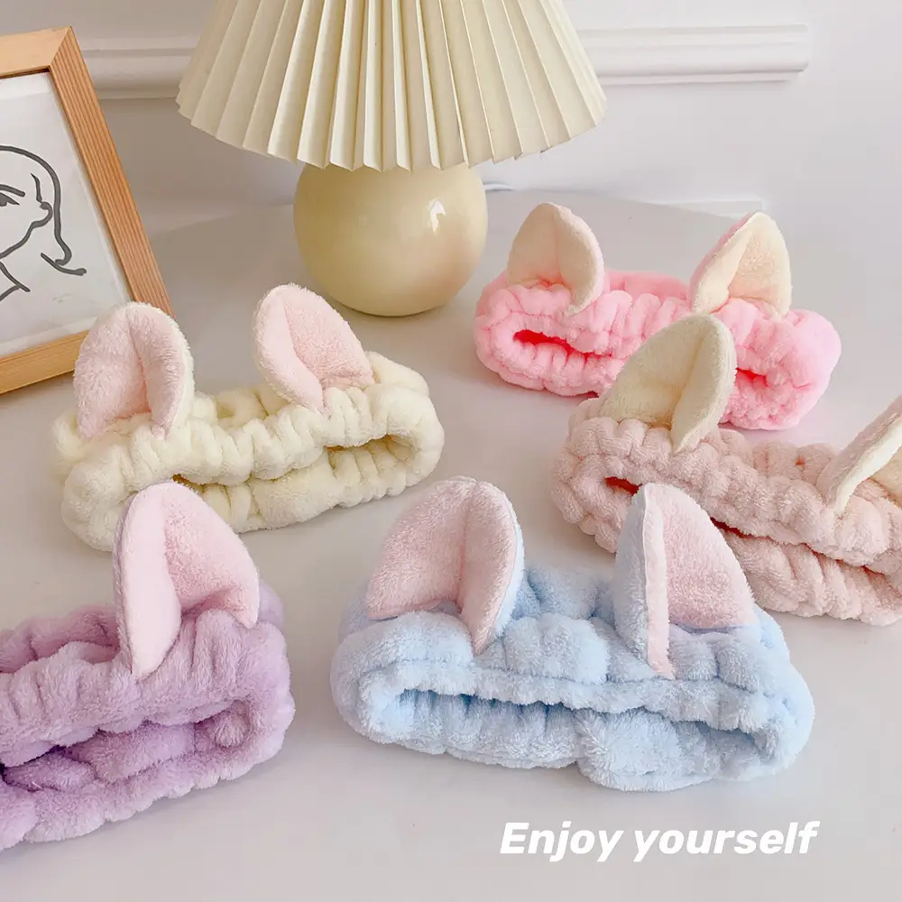 Pink Flannel Butterfly Hairband for Women — feature 2