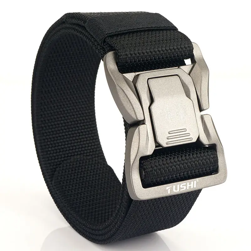 Tactical Aluminum Buckle Belt for Men - Image 4