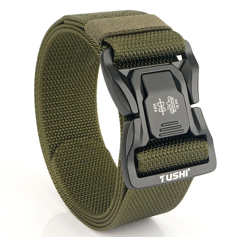 Tactical Aluminum Buckle Belt for Men - Image 2