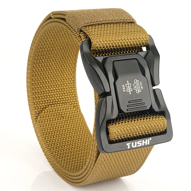 Tactical Aluminum Buckle Belt for Men - Image 3