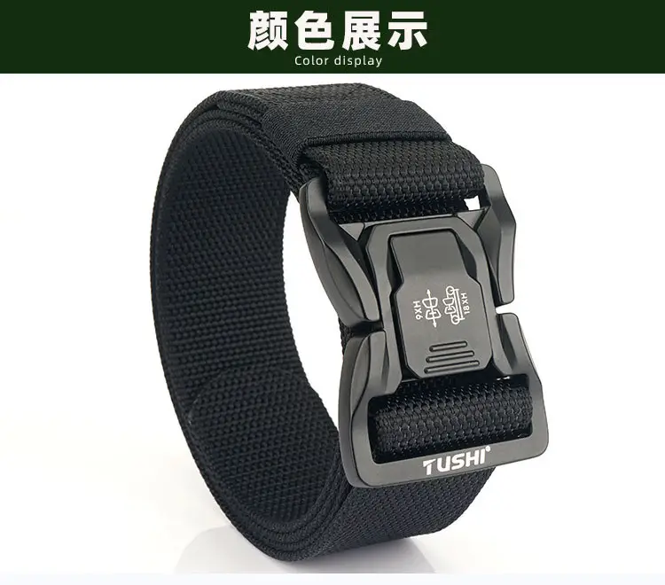 Tactical Aluminum Buckle Belt for Men β feature 17