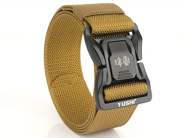 Tactical Aluminum Buckle Belt for Men β feature 19