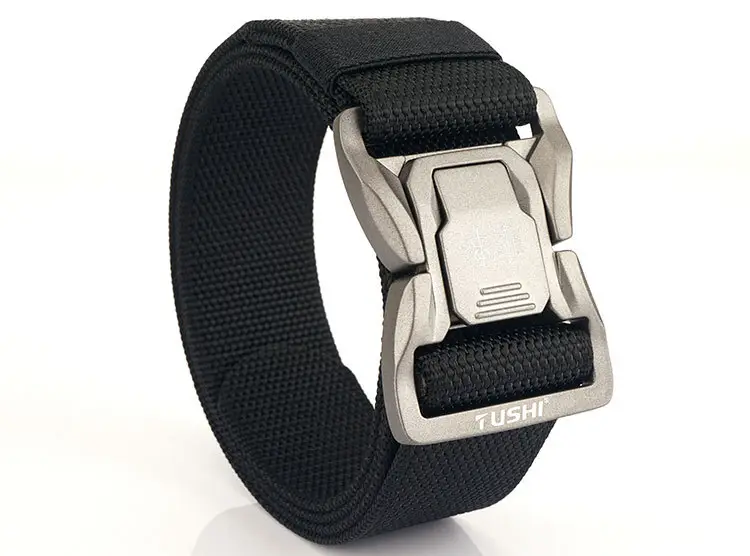 Tactical Aluminum Buckle Belt for Men β feature 20