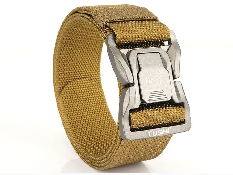 Tactical Aluminum Buckle Belt for Men β feature 22