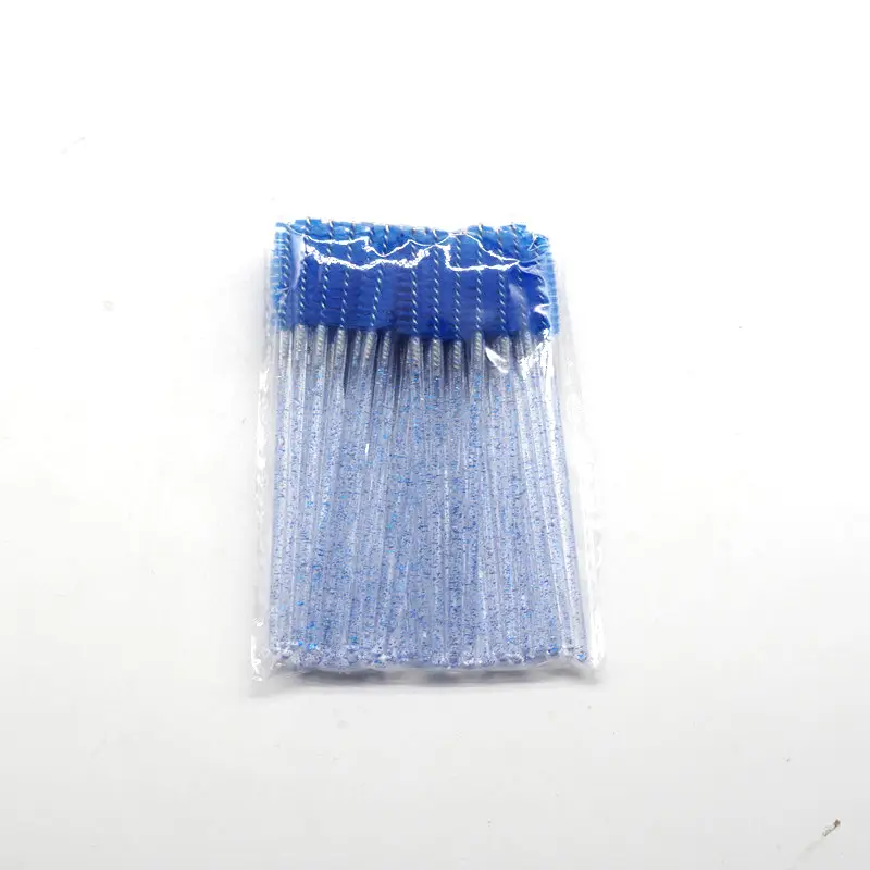 Crystal Color Eyelash Comb Brush 50 Pcs Portable Multi-Purpose - Image 3