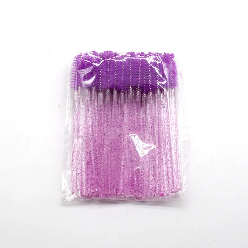 Crystal Color Eyelash Comb Brush 50 Pcs Portable Multi-Purpose - Image 6