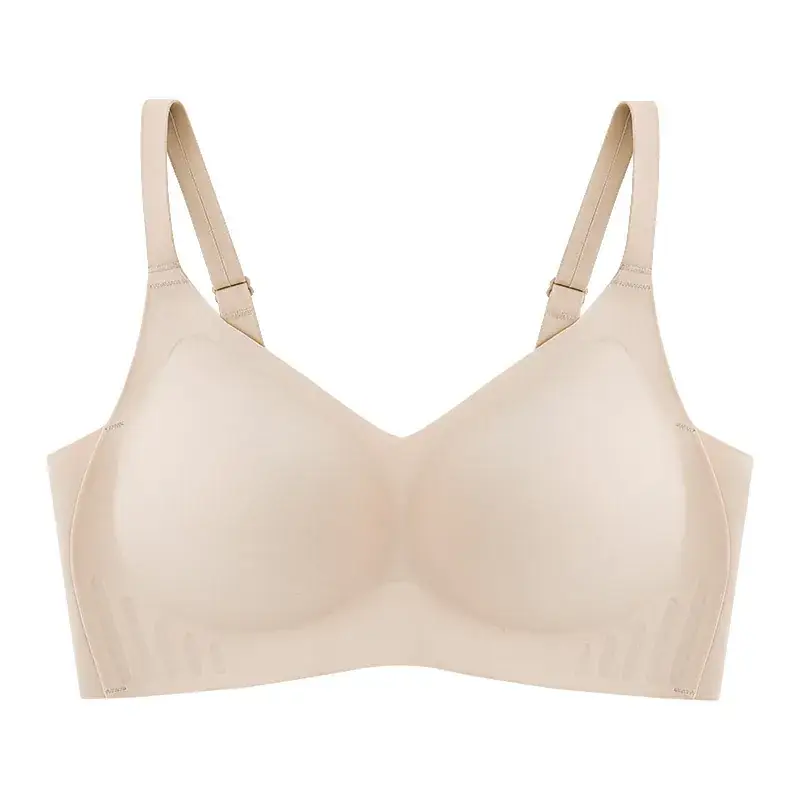 Invisible Jelly Glue Underwear Seamless Fixed Cup Pull Cup Push-up Simple Pull Bra - Image 2