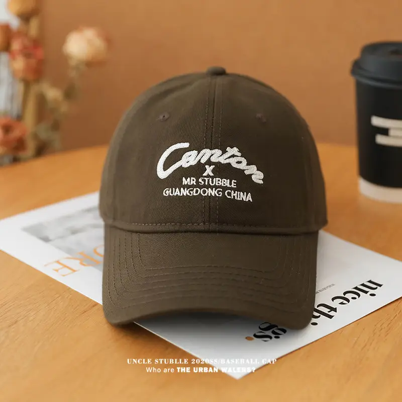Stubble Black Baseball Cap with "Crazy" Design — feature 13