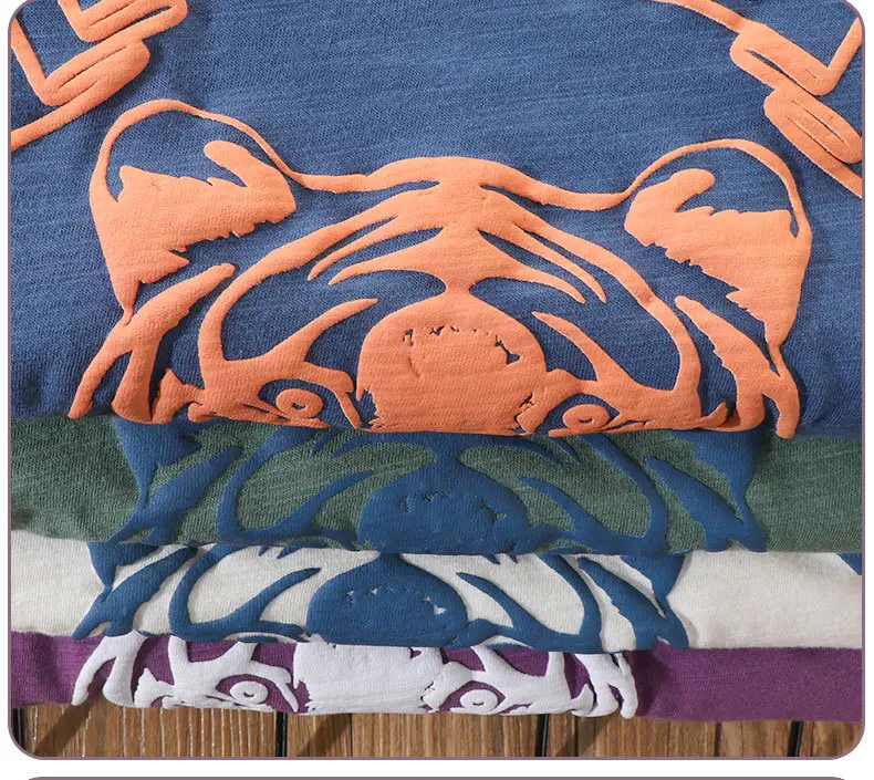 Boys Long Sleeve Tiger Print T-Shirt Purple Cotton — feature 13