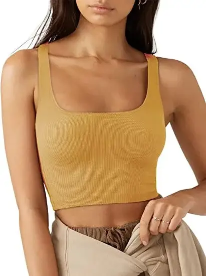Black 23 Spring Women's Solid Color Crop Top — feature 7