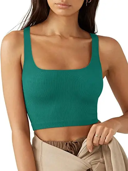 Black 23 Spring Women's Solid Color Crop Top