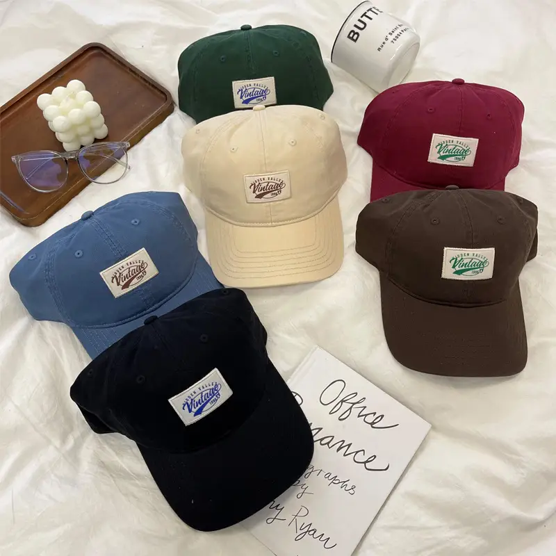Green Retro Cap for Kids Spring Summer Casual Baseball Cap - Image 10