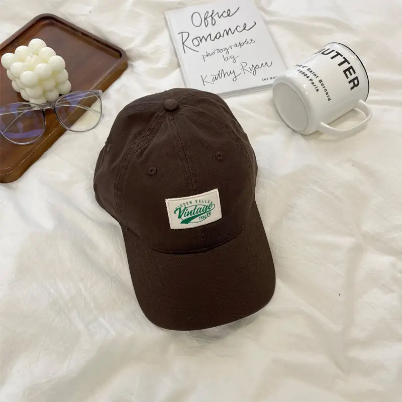Green Retro Cap for Kids Spring Summer Casual Baseball Cap - Image 3