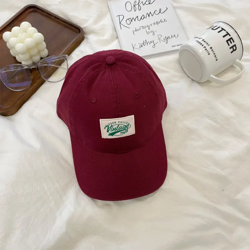 Green Retro Cap for Kids Spring Summer Casual Baseball Cap - Image 5