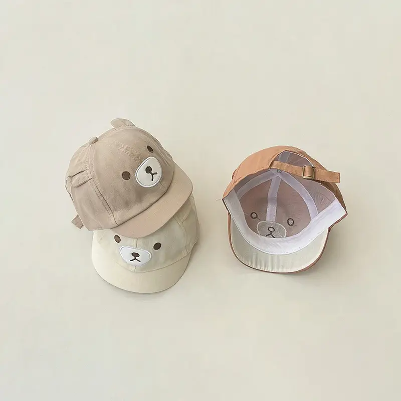 One Pan Baby Hat Spring Autumn Korean New Duckling Cartoon Boy Infant Sun Hat Children's Cap - Image 5