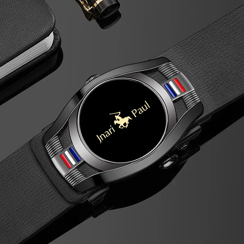 Paul Men's Genuine Leather Belt Automatic Buckle Belt - Image 4