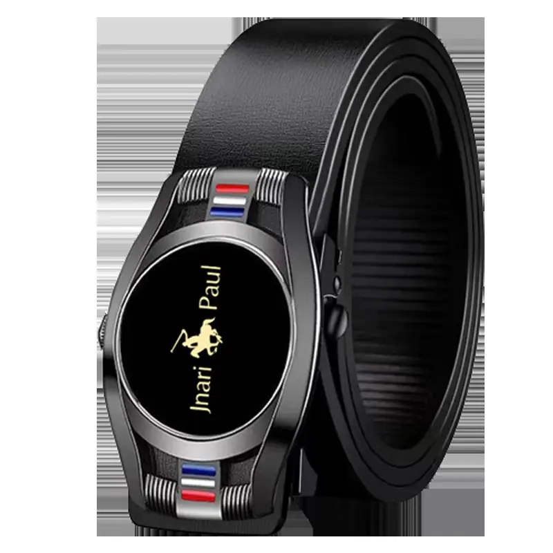 Paul Men's Genuine Leather Belt Automatic Buckle Belt - Image 6