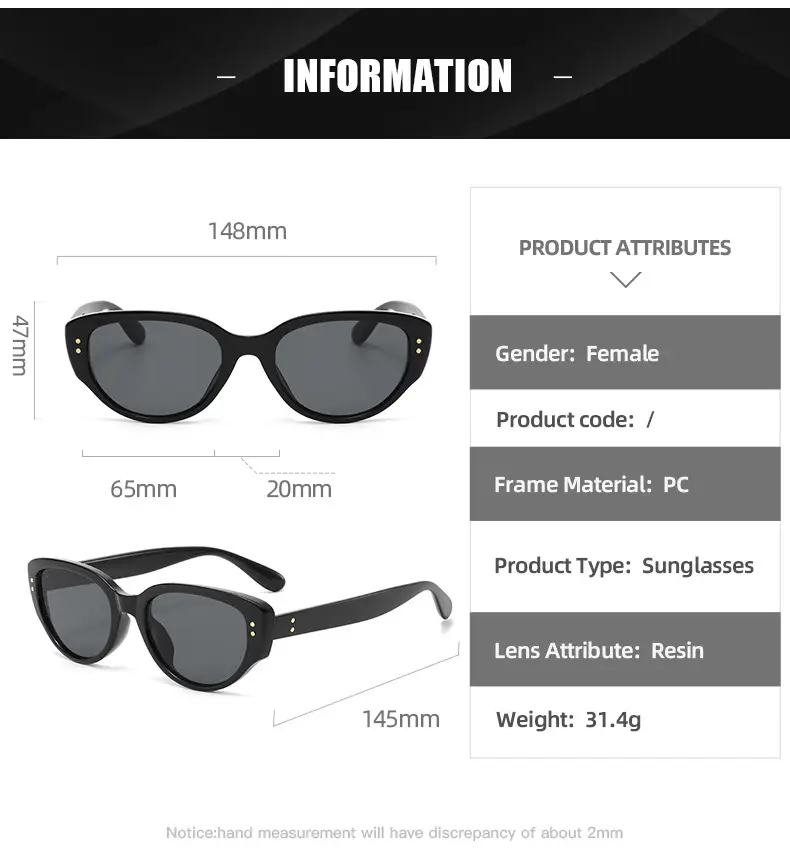 Black Cat Eye Sunglasses 2023 New Style — feature 12