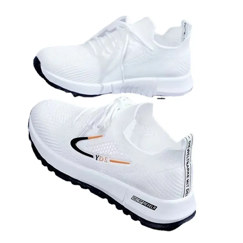 Women White Flying Mesh Casual Shoes 2023 - Image 5