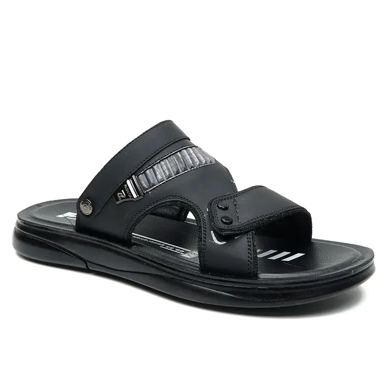 Men's Casual Beach Sandals Brown Black Dual Use