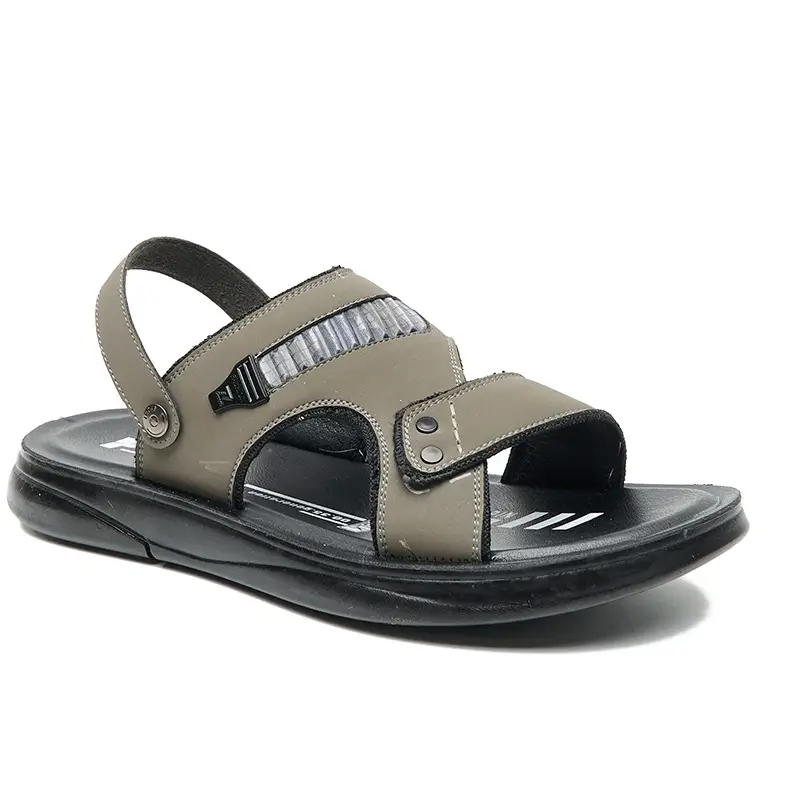 Men's Casual Beach Sandals Brown Black Dual Use