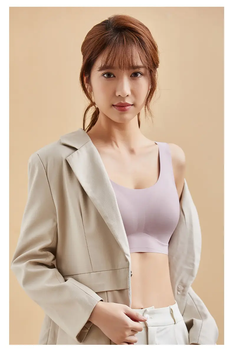Large Bust Appears Smaller, Seamless Push-Up Bra for Women, Beautiful Back, Wireless Fixed Cup Sports Bra, Side Breast Collection, Wholesale — feature 18