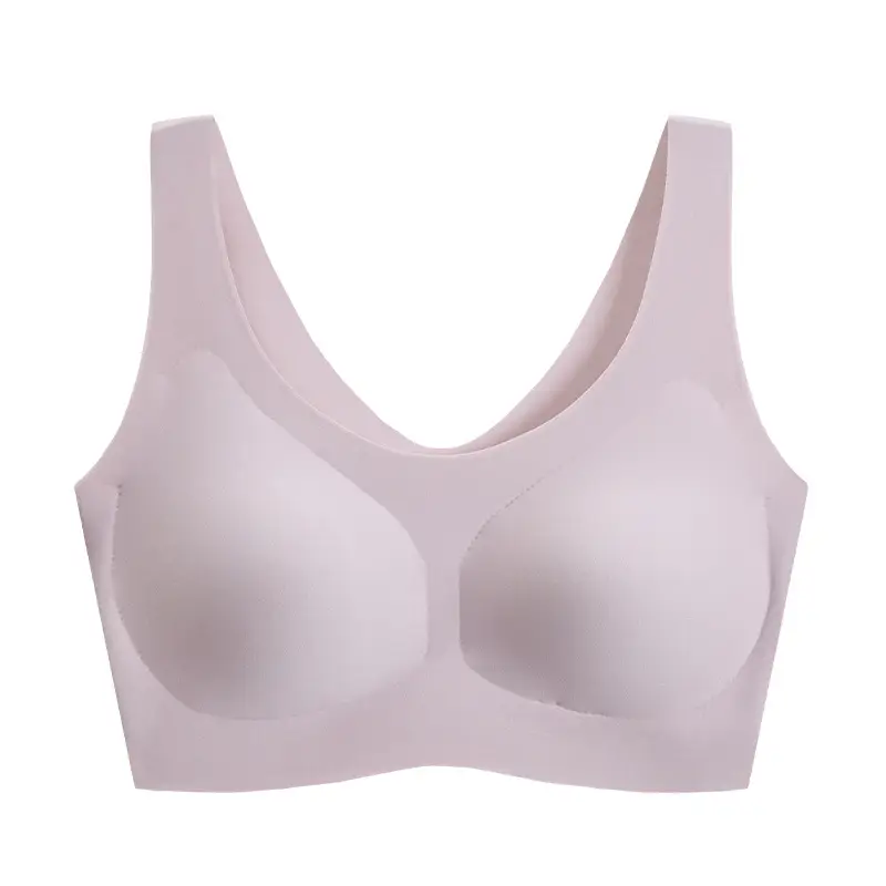Large Bust Appears Smaller, Seamless Push-Up Bra for Women, Beautiful Back, Wireless Fixed Cup Sports Bra, Side Breast Collection, Wholesale