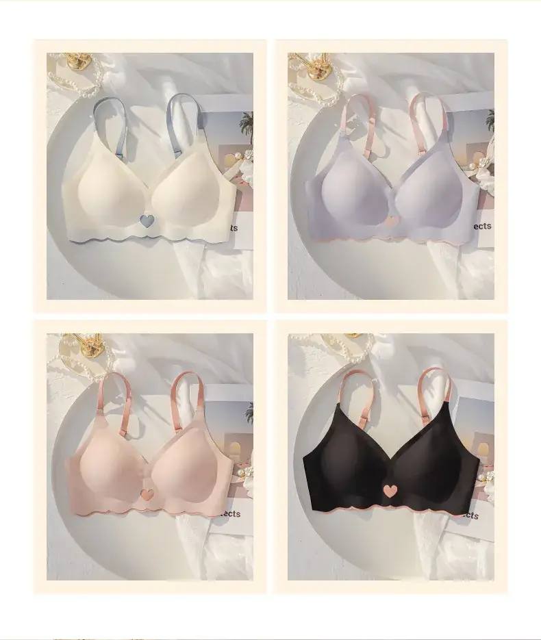 Wireless Bra with Lace Trim for Women — feature 19