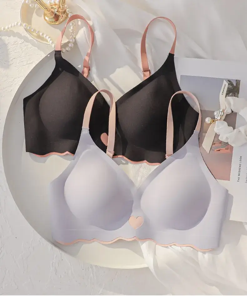 Wireless Bra with Lace Trim for Women — feature 20