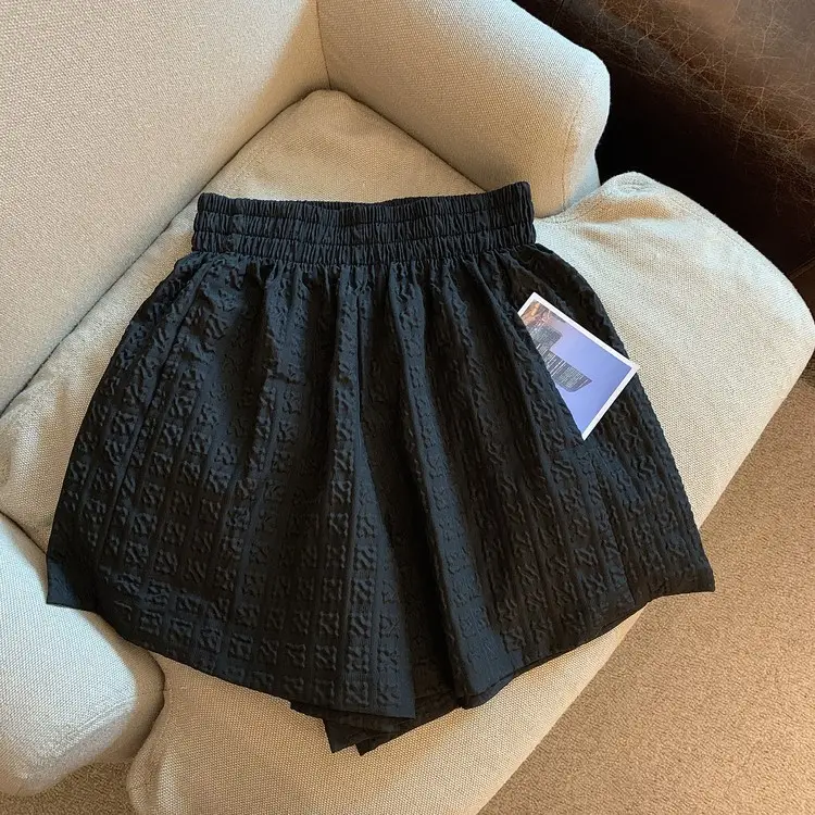 Wide Leg Pants Elastic Waist Slimming Loose Pants — feature 26