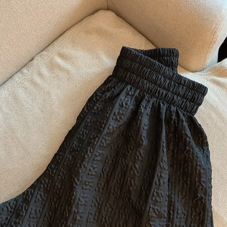 Wide Leg Pants Elastic Waist Slimming Loose Pants — feature 27
