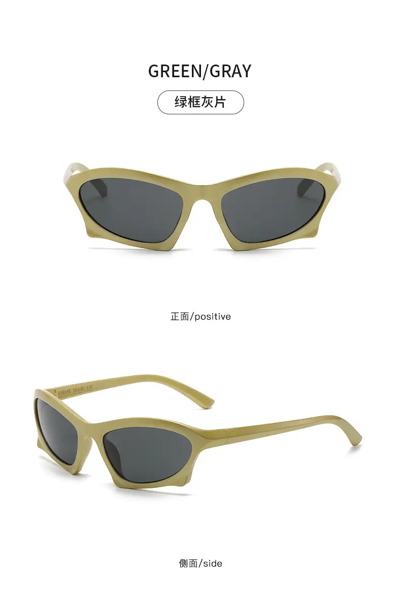 Steam Punk Sunglasses Orange Tinted Black — feature 11