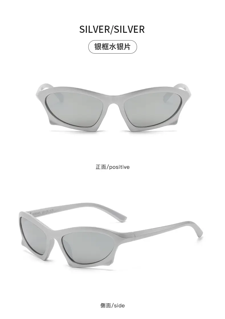 Steam Punk Sunglasses Orange Tinted Black — feature 12